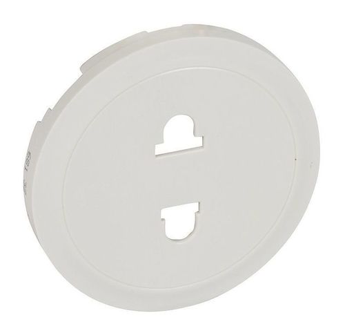 Накладка на розетку Legrand CELIANE, с заземлением, белый