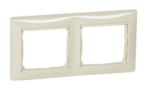 Рамка 2 поста Legrand VALENA, слоновая кость